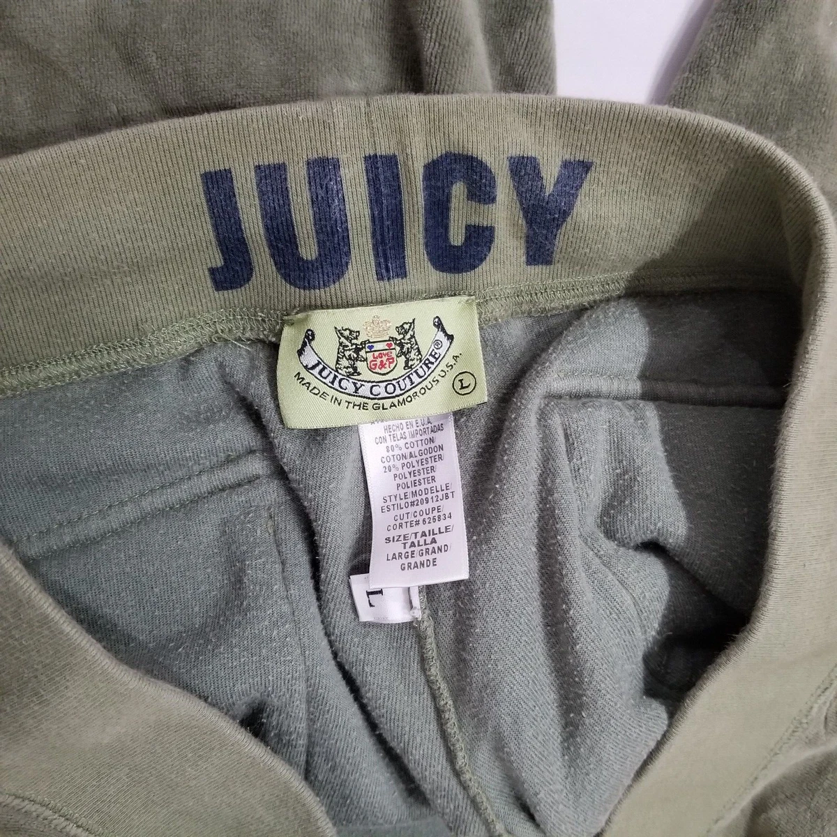 Juicy couture green tracksuit cheap