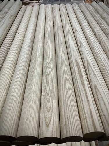 2"x36" QUALITÉ #1 CENDRES BLANCHES Nord gouette aspirateur four séché tournage bois - Photo 2/5