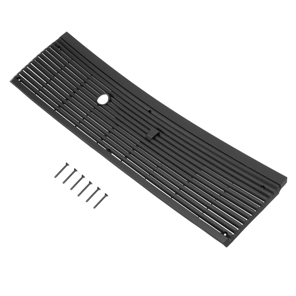 For Ford Mustang 1983-1993 Black Firewall Cowl Vent Grille Cover w/ Hardware - Изображение 3 из 4