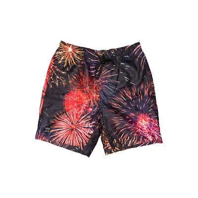 Brooklyn Cloth Men Firework Print 5 1/2'' Inseam Trunks Multicolor Size M 7358