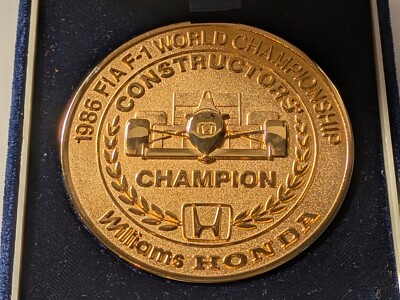 Not for Sale= Williams Honda 1986 FIA F1 Constuctors' Champion