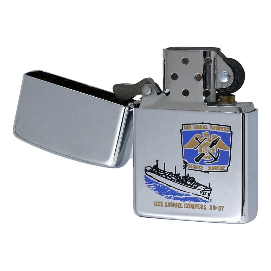 Zippo lighter US Navy USS Samuel Gompers AD-37 made in 1994