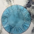 Vintage Blue Tulip 10.5” Glass Plate - Dell — photo 10