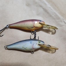 Rapala Shad Rap Fished, Old, Faded Paint, Scuffs, Used