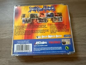 Dead Or Alive 2 -Sega Dreamcast - 2000 - UK PAL - with box & manual