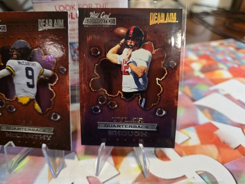 2021 J.J. McCarthy Wild Card Alumination Dead Aim (RC) Lot Purple - Vikings - Picture 5 of 5