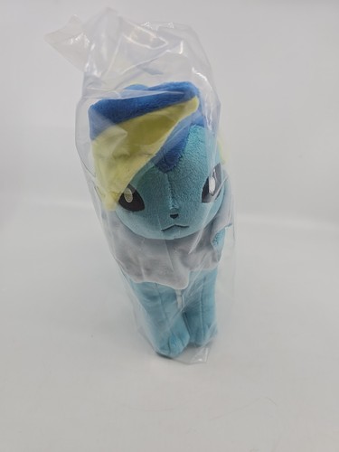 Pokémon Center Vaporeon Poké Plush - 12 In. Brand New Sealed in Original Bag H/M - Picture 2 of 5