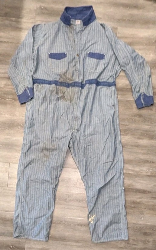 VINTAGE 40s 50s LEE Union Alls Denim Coverall 2 T… - image 1