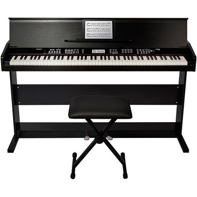 Virtueblack Alesis Virtue 88-key Digital Piano With Wooden Stand