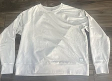 Vuori Women’s Halo Essential Crew Pullover Sweatshirt Light Gray Size - XS