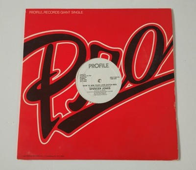 SPENCER JONES How To Win Your Love PROMO 12'' Single Vinyl 1986 Profile