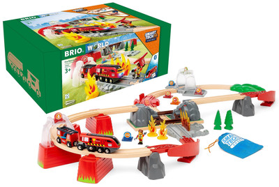 BRIO World - Smart Tech Sound Fire Rescue Train Set (36004) | eBay