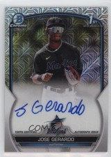 2023 Bowman Chrome Prospect HTA Choice Mojo Refractor /150 Jose Gerardo Auto 2p7