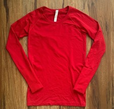 Lululemon Swiftly Tech Long SleeveShirt Dark Red Size 6