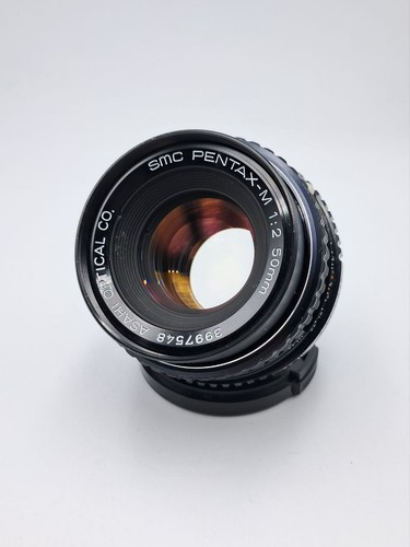 SMC Pentax-M 50mm f/2 Lens – K Mount –Prime – Clean Glass – Working - 3997548