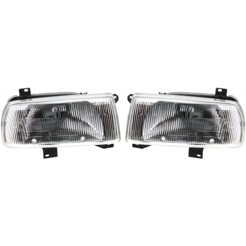 For Volkswagen Jetta Headlight Assembly 1993-1999 Pair Passenger and Driver Side