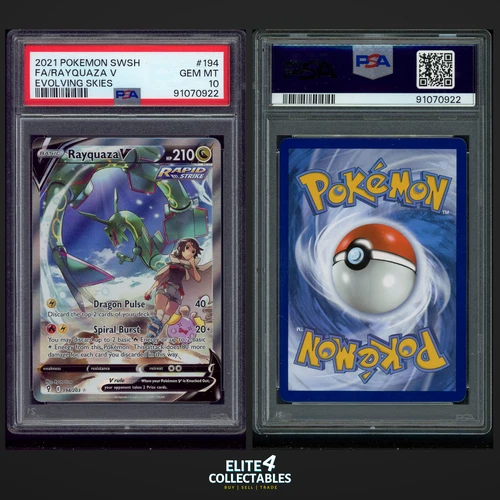 Rayquaza V 194/203  - PSA 10 (Evolving Skies)