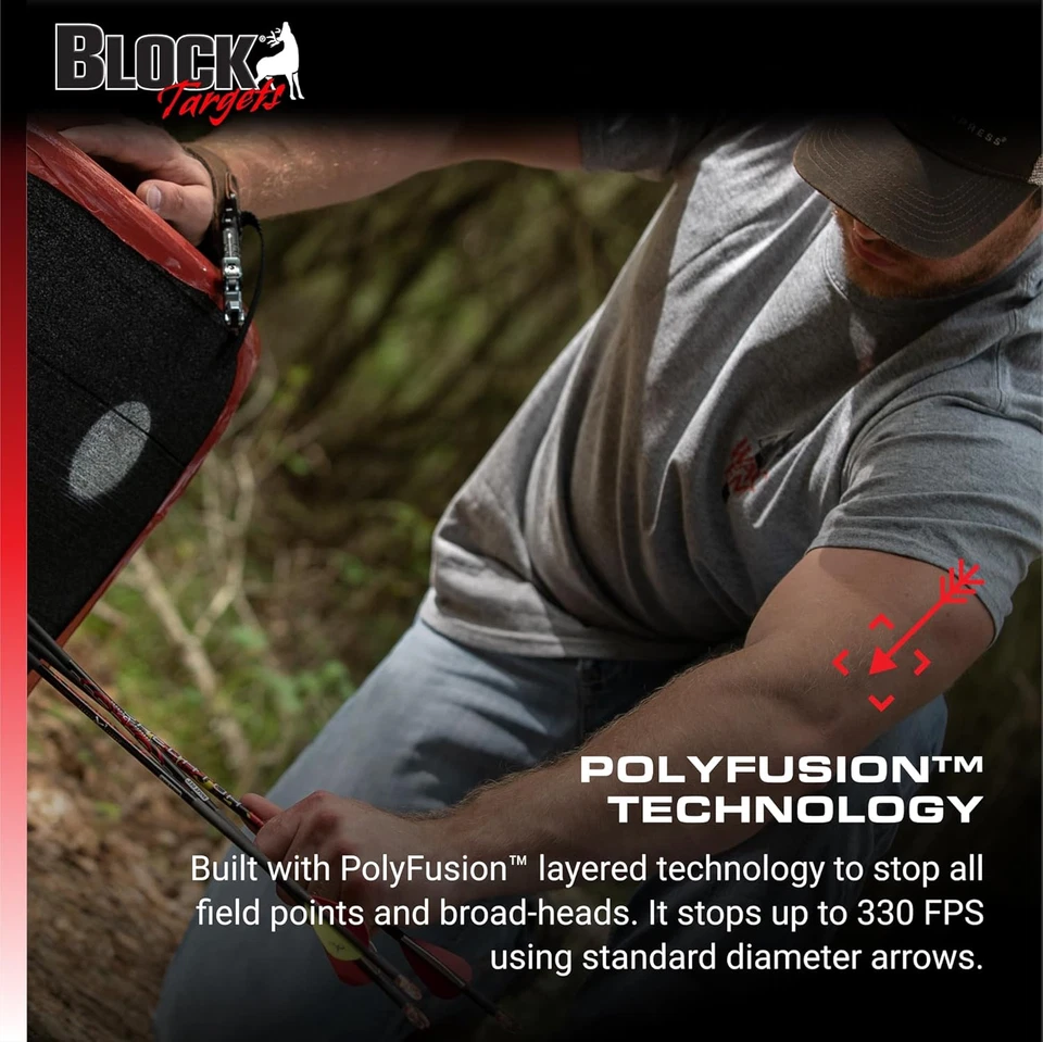 Field Logic Block Classic 18 Objetivo de Tiro con Arco, Negro Foto 4 de 4