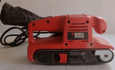 Black And Decker BR400 3'' × 21'' Belt Sander. Works Great. Hole In Sawdust Bag