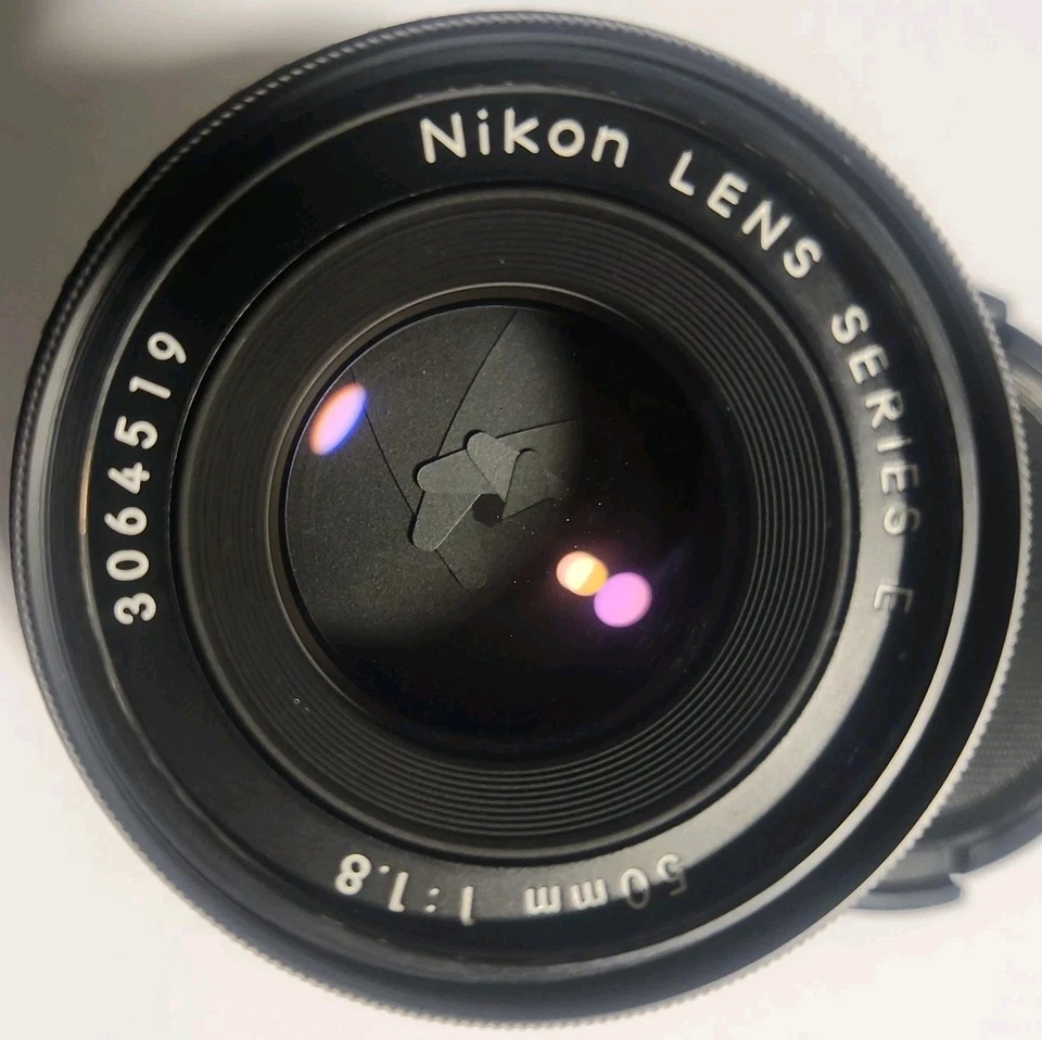 尼康系列 E AIS 50 毫米 f/1.8 手动对焦镜头 日本制造 — 第 4/4 张图片