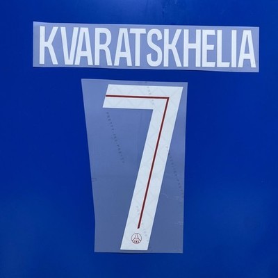 KVARATSKHELIA 2025 26 Paris Saint-Germain Player Size Nameset Name Number psg