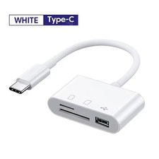 Type C Adapter TF CF Sd Memory Card Reader OTG Writer Compact Flashusb-C for Lpa
