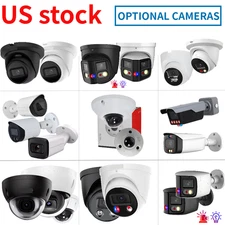 US Stock 4MP 5MP 8MP 12MP IP Camera PTZ Turret Bullet Dome Black & White Lot