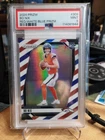 New Listing🐴🐴2024 Bo Nix Red White And Blue Prizm PSA 9🐴🐴