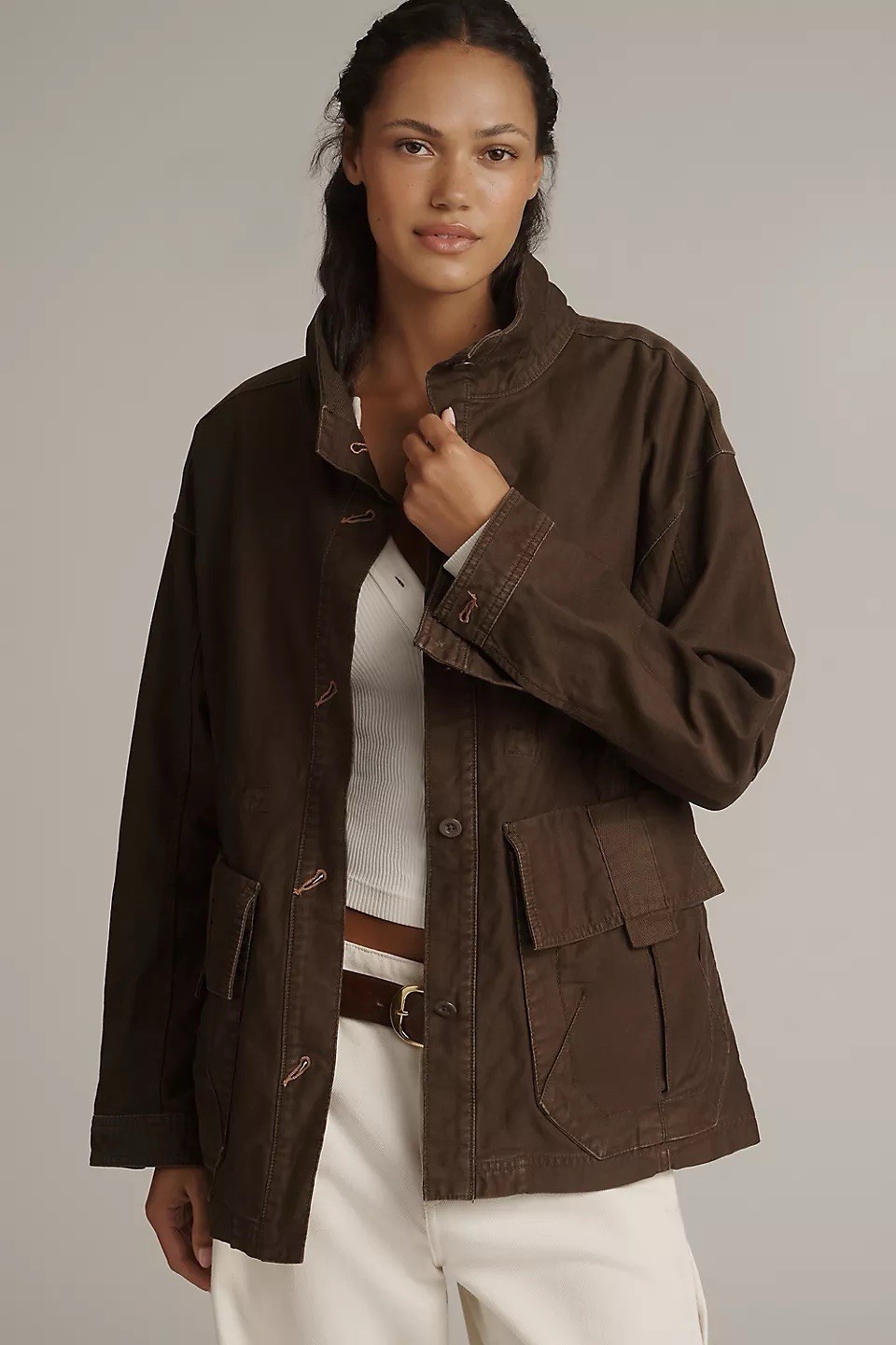 Anthropologie Pilcro Surplus Cinch-Waist Jacket Size XS NWT