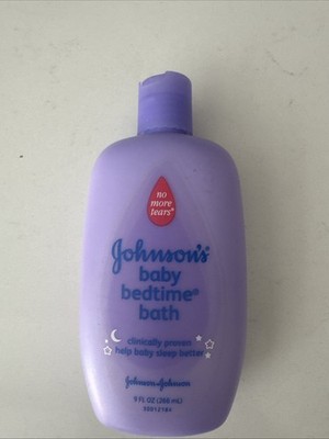 (1) Johnsons Baby Bedtime Bath 9 Fl Oz Original Formula Purple Bottle New