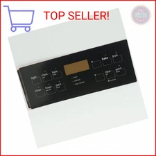 Choice Manufactured Parts Oven Control Overlay for Frigidaire, Black, AP5184551,