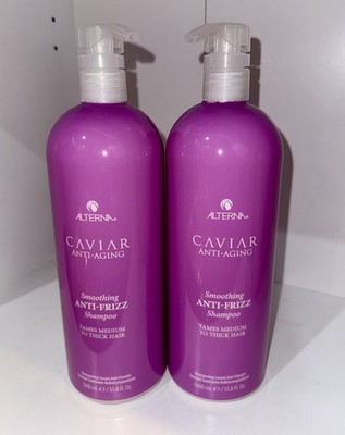 X2 ALTERNA CAVIAR ANTI-AGING SMOOTHING ANTI-FRIZZ TAMING SHAMPOO 33.8 OZ LITER