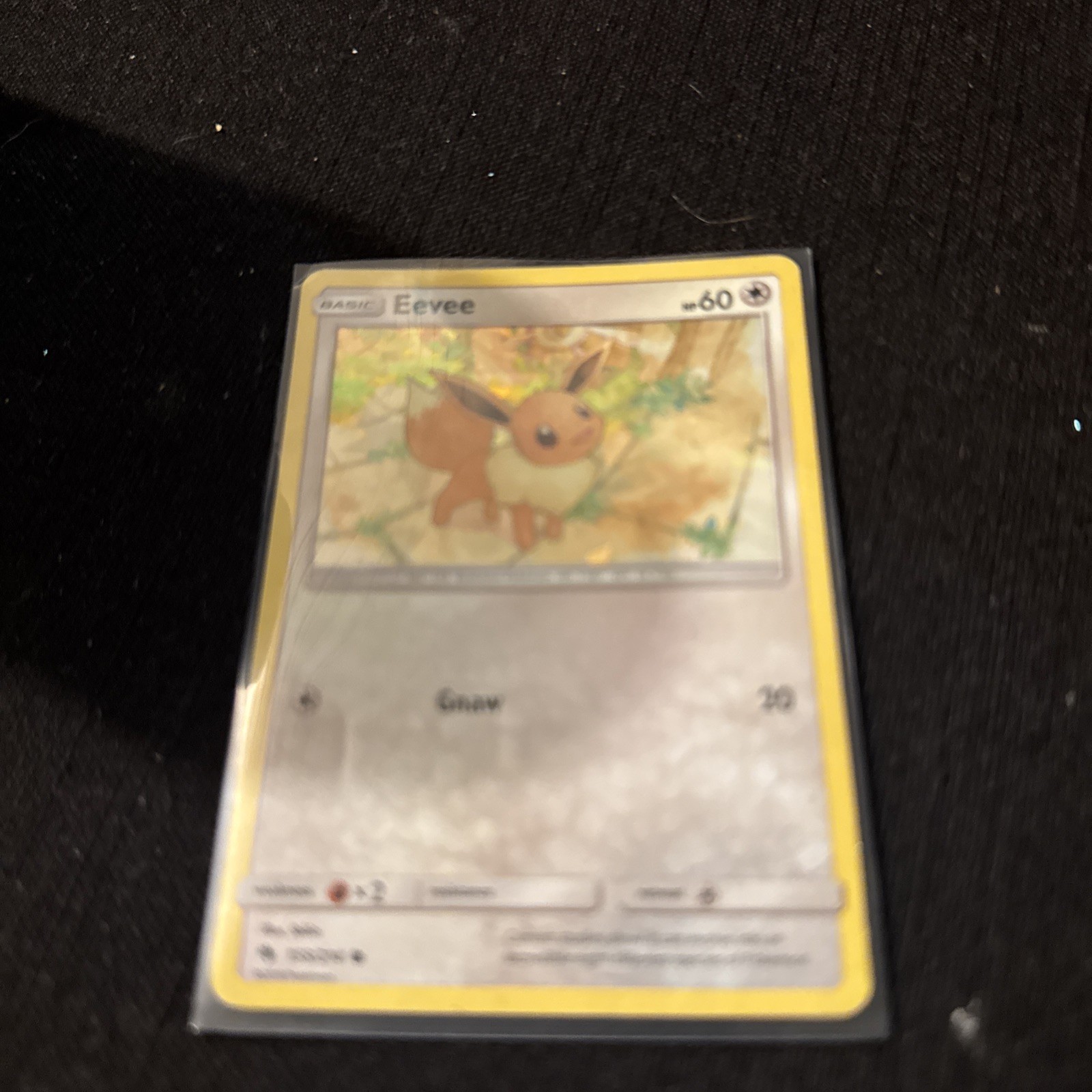 Eevee Cracked Ice Holo 155/214 NM Lost Thunder