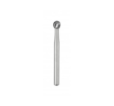 SS White 17654 FG #4 Short Shank Round Carbide Burs 10/Pk