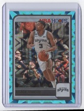 2023-24 Hoops Teal Explosion Keldon Johnson San Antonio Spurs #17