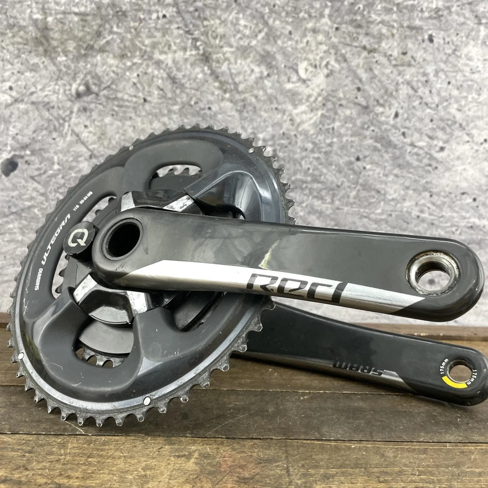 Juego de bielas medidor de potencia SRAM Red Quarq 175 mm 50/34 Shimano Ultegra ANT+ Bluetooth Foto 3 de 4