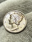 1936-d Mercury Head Dime.  Lustrous AU.  High Grade Toned