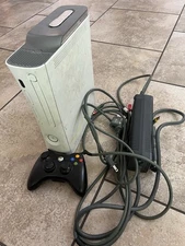 Xbox 360 Console With Cords - White Console - One Controller No Games
