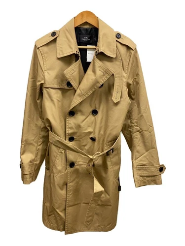 Coach Trench Cappotto S Cotone Cammello F33778