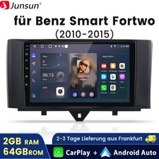 2+64GB Android 14 Carplay per Smart Fortwo 451 2010-2015 autoradio GPS navigatore DAB+