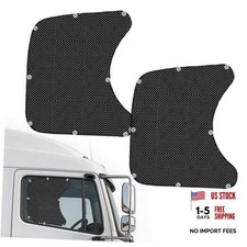 2Pcs Semi Truck Side Window Sun Shades - 20x23" UV Protection Sunblock Side