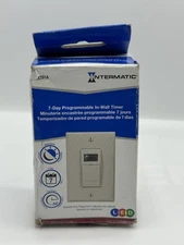  Intermatic ST01K Astronomic Digital In-Wall Timer 7 Day Programmable- White