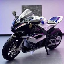 1:12 Scale HP4 Motorcycle Diecast Alloy Model LED Light Metal Collection Toy NEW