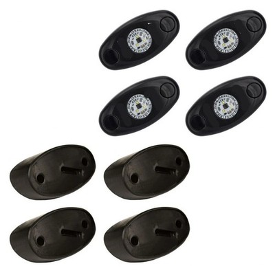 Rigid-Industries Rock Light Kit | Red | 4 lights
