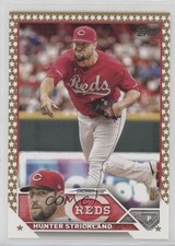 2023 Topps Complete Set Fanatics Exclusive Gold Star Hunter Strickland #652 e9p