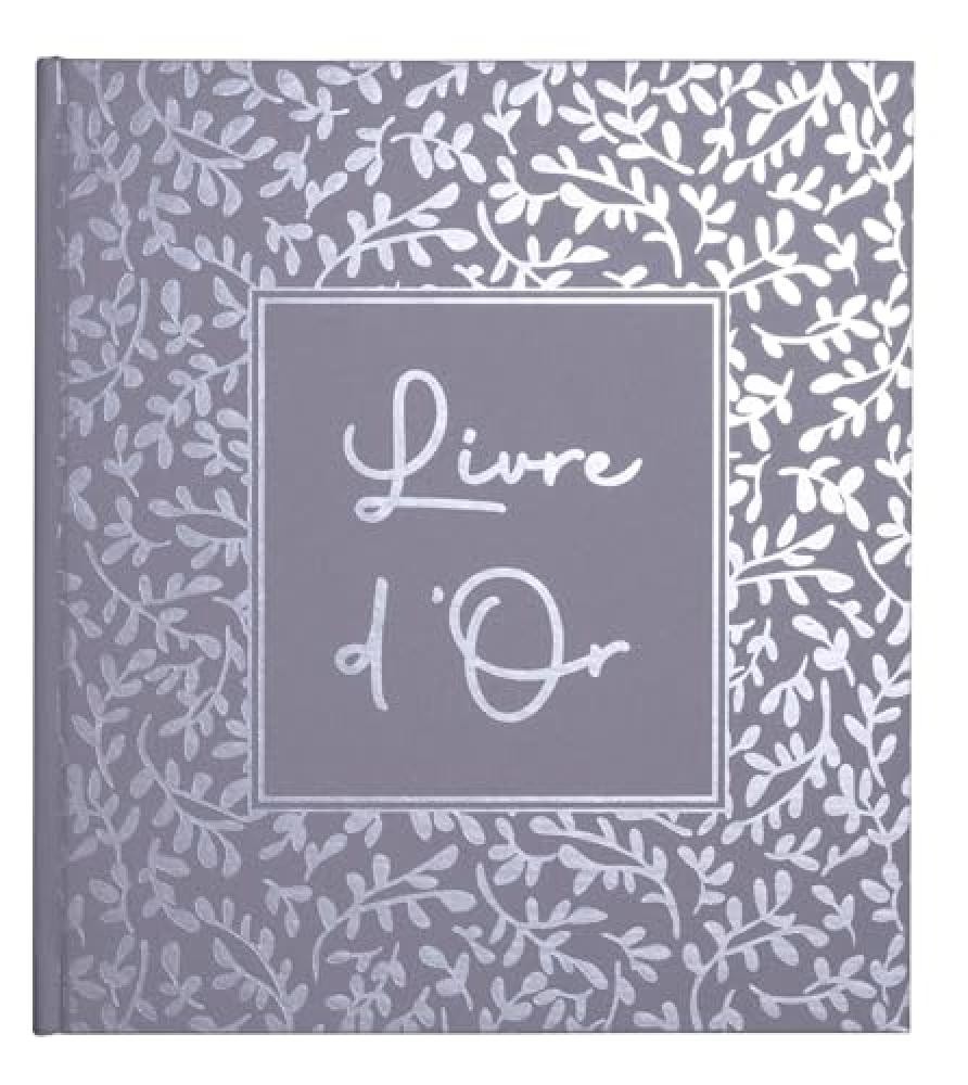 Guest Book Exacompta Blu Grigio 27x22cm - Soluzione Premium per Hotel
