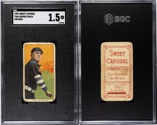 1909 T206 George Davis Chicago White Sox HOF SGC 1.5 ***Sweet Caporal 150/649***
