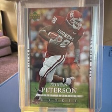 2007 Upper Deck First Edition Rookie Adrian Peterson #104 Vikings Sooners