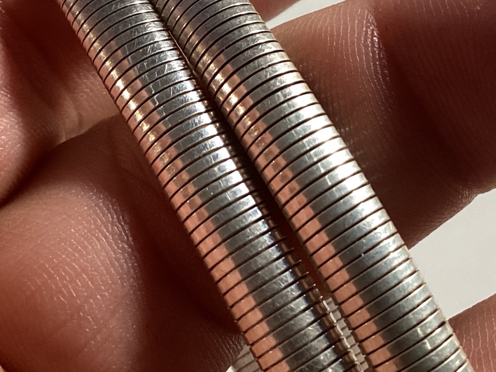 PAIR (2) AUTHENTIC SIGNED STERLING SILVER UNIQUE … - image 5