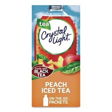 Crystal Light 79700 0.09 oz. Flavored Drink Mix - Peach Tea (30/Box) New